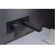 SUIZA GRIFO EMPOTRADO LAVABO NEGRO IMEX