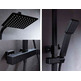 FIYI CONJUNTO DE DUCHA EXTENSIBLE MONOMANDO NEGRO IMEX