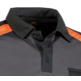 POLO TRANSPIRABLE TALLA M NEGR/NARANJA 964 TOP RANGE
