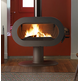 FIFTY ARCHE ANTRACITA ESTUFA LEÑA CON PIE 10KW SALGUEDA