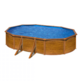 GRE PACIFIC OVALADA IMITACIÓN MADERA 500 X 300 X ↕120 CM  KIT500W