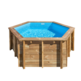 GRE LILI 2 PISCINA REDONDA DE MADERA Ø280 X ↕107 CM  800008
