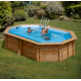 GRE CANNELLE PISCINA DE MADERA  551 X 351 X ↕119 CM  790087