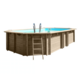 GRE VERMELA PISCINA DE MADERA  672 X 472 X ↕146 CM  790098