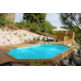 GRE VERMELA PISCINA DE MADERA  672 X 472 X ↕146 CM  790098