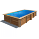 GRE LEMON PISCINA RECTANGULAR DE MADERA 375 X 200 X ↕68 CM  790204