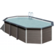 GRE ADVANTGARDE PISCINA DE COMPOSITE OVALADA 664 X 386 X ↕154 CM  KPCOV6650