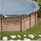 GRE CUBIERTA INVIERNO PARA PISCINA DE MADERA REDONDA LILI Ø335 CM 787058
