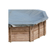 GRE CUBIERTA INVIERNO PARA PISCINA DE MADERA REDONDA ANANAS Ø468 CM CI790210