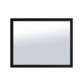 PYP MIRKO ESPEJO RECTANGULAR NEGRO 100X80