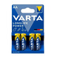 VARTA BLISTER 4 PILAS ALKALINAS LR6 AA
