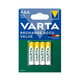 VARTA BLISTER 4 PILAS RECARGABLE AAA 1.2V
