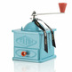 MOLINILLO CAFE RETRO CHAPA AZUL ELMA