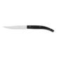 CUCHILLO CHULETERO CON MANGO NEGRO MICROPERLADO JUEGO 4 PZAS. ARCOS