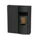 ADRY ESTUFA PELLET EXTRAPLANA NEGRA 10KW BRONPI