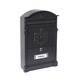 BUZON VINTAGE RESIDENCIA ALUMINIO NEGRO EXTERIOR ARREGUI