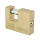 CANDADO RECTANGULAR LATON ARCO ENDURECIDO FAC