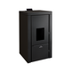 CARLOTA ESTUFA PELLET HYDRO NEGRA 20,2KW BRONPI