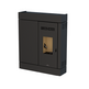 CIRA ESTUFA PELLET EXTRAPLANA NEGRA 8KW BRONPI