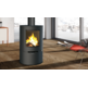 DOVER ESTUFA LEÑA CIRCULAR ESTANCA CON LEÑERO 9,4KW BRONPI