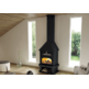 EBRO CHIMENEA FRONTAL CON HORNO Y LEÑERO 18KW BRONPI