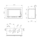 FLORIDA PANORAMICO VISION INSERTABLE LEÑA 15KW BRONPI