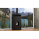 FREE-11 ESTUFA PELLET SIN ELECTRICIDAD NEGRA 10KW BRONPI