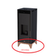 FREE-6 ESTUFA PELLET SIN ELECTRICIDAD NEGRA 6KW BRONPI