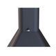 HUELVA CHIMENEA CENTRAL 4 CRISTALES CON LEÑERO Y DOBLE PUERTA 20KW BRONPI