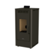 KIRA ESTUFA PELLET NEGRA 8KW BRONPI