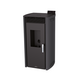 NOA ESTUFA PELLET HYDRO NEGRA 15,8KW BRONPI