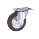 RUEDA GIRATORIA 82/02M25 GOMA NEGRA 100mm 100KG RGHCOFER