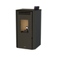 TINA ESTUFA PELLET NEGRA 6,3 KW BRONPI