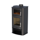TUDELA ESTUFA LEÑA CON HORNO Y LEÑERO 12KW BRONPI