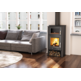 TUDELA ESTUFA LEÑA CON HORNO Y LEÑERO 12KW BRONPI